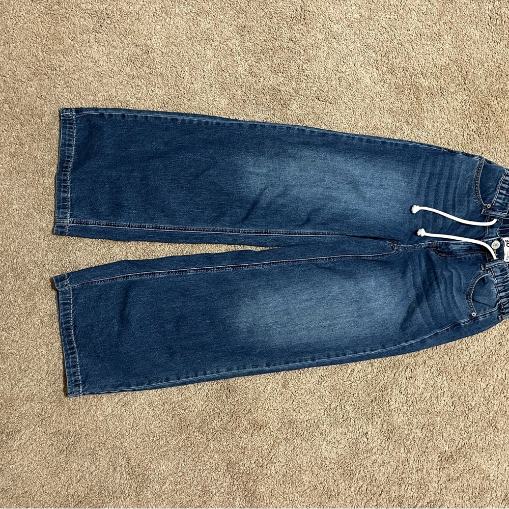 SO wide leg Dark Blue Jeans